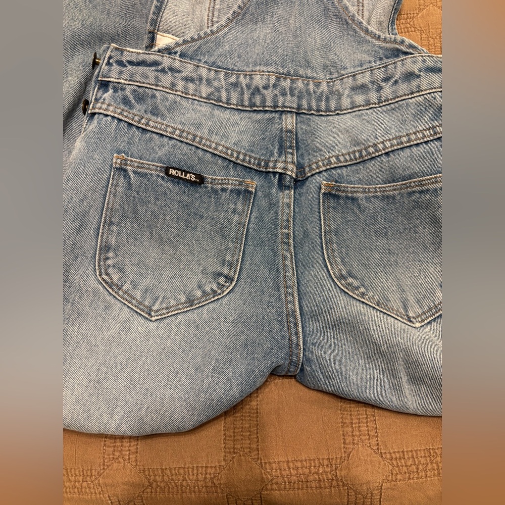ROLLA’S - Denim Straight Leg Overalls - Picture 5 of 9